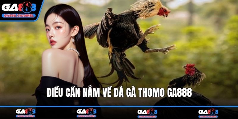 Điều cần nắm về đá gà Thomo GA888